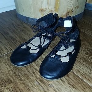 Black Flat Shoe